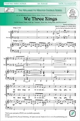 We Three Kings SATB choral sheet music cover